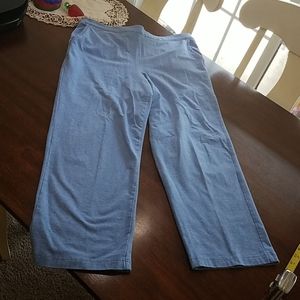 Periwinkle blue Capri sweatpants